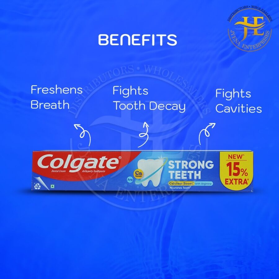 COLGATE STRONG TEETH TOOTHPASTE (200 GM) - Image 5
