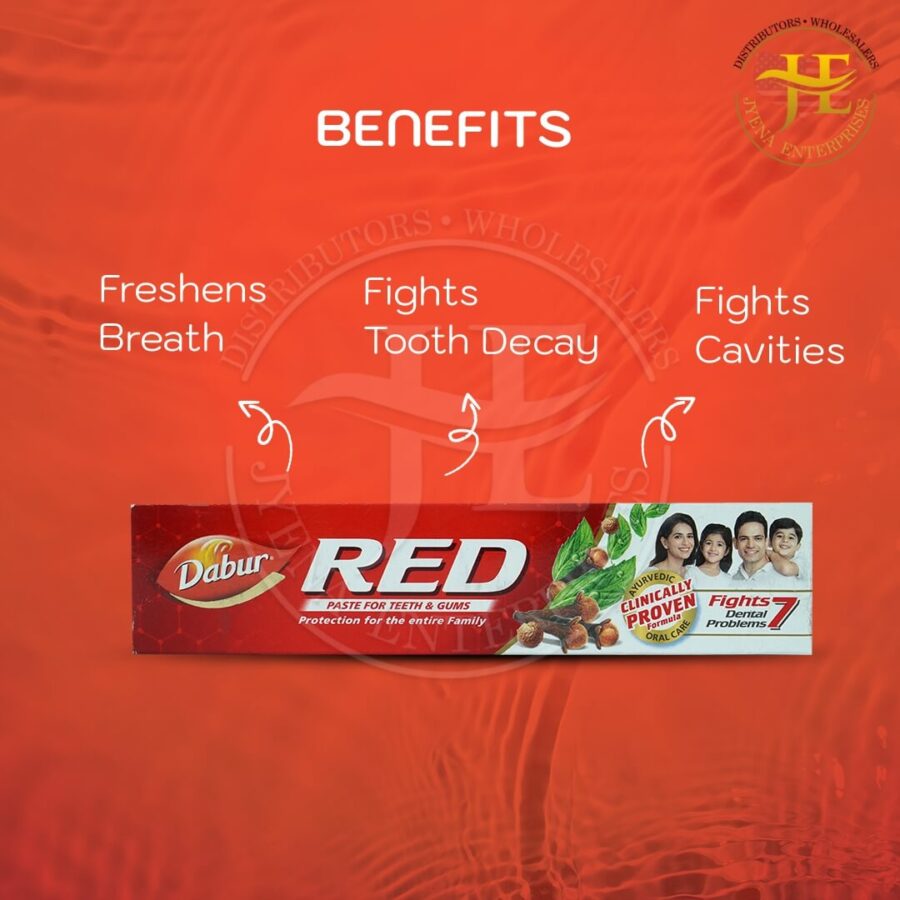 DABUR RED TOOTHPASTE (12 Units * 200 Grams) - Image 5
