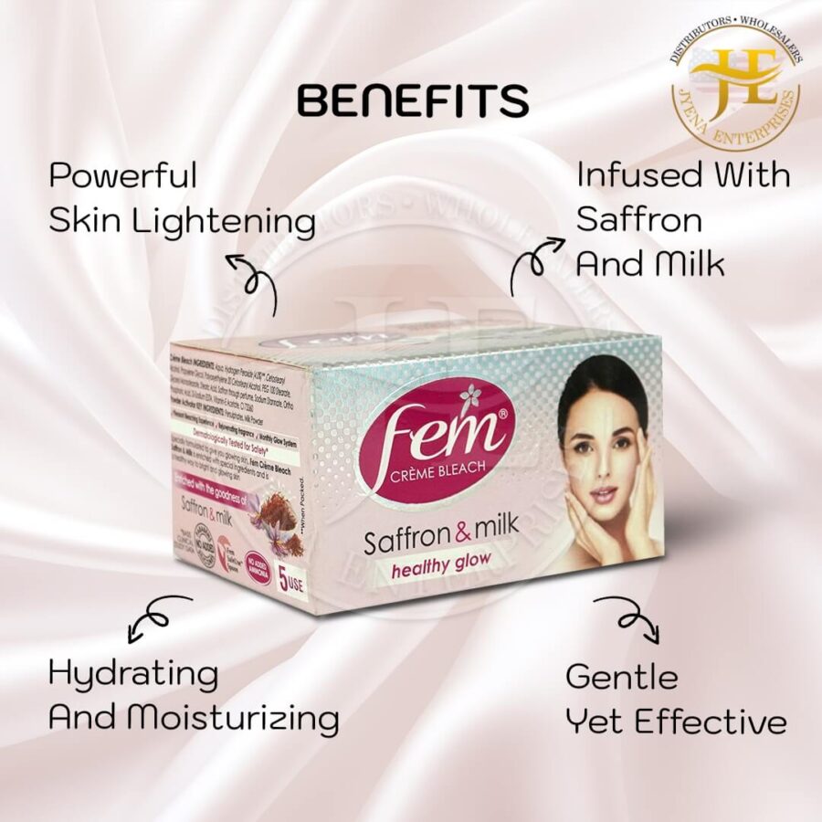 FEM FAIRNESS BLEACH CREME (SAFFRON & MILK) - Image 5
