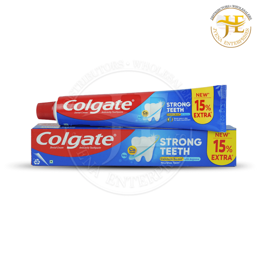 COLGATE STRONG TEETH TOOTHPASTE (200 GM) - Image 3