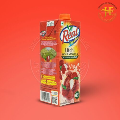 DABUR REAL LYCHEE  JUICE <br> (1 INNER * 12 UNITS *1 L)