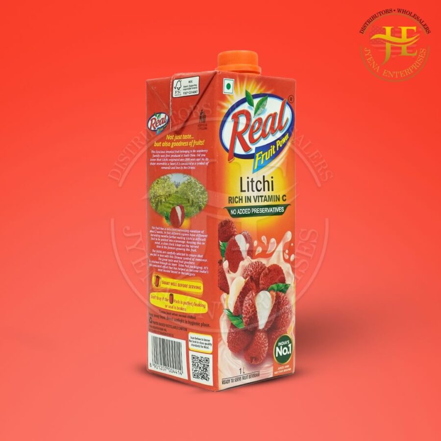 DABUR REAL LYCHEE  JUICE <br> (1 INNER * 12 UNITS *1 L)