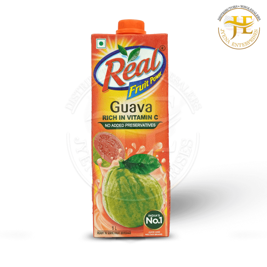 DABUR REAL GUAVA JUICE <br>( 1 INNER * 12 UNITS * 1 L ) - Image 2