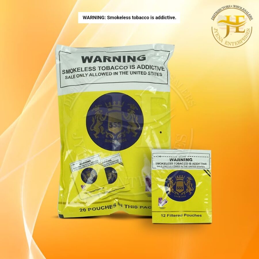555 FILTER KHAINI 1 PACK * 20 POUCHES
