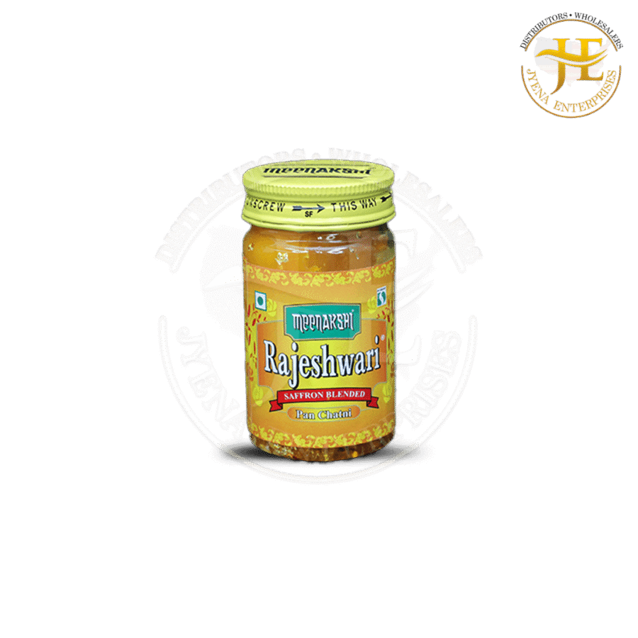 MEENAKSHI  RAJESHWARI  PAAN CHUTNEY SAFFRON  <br>( 1 INNER * 2 JARS * 200 GRAM ) - Image 4